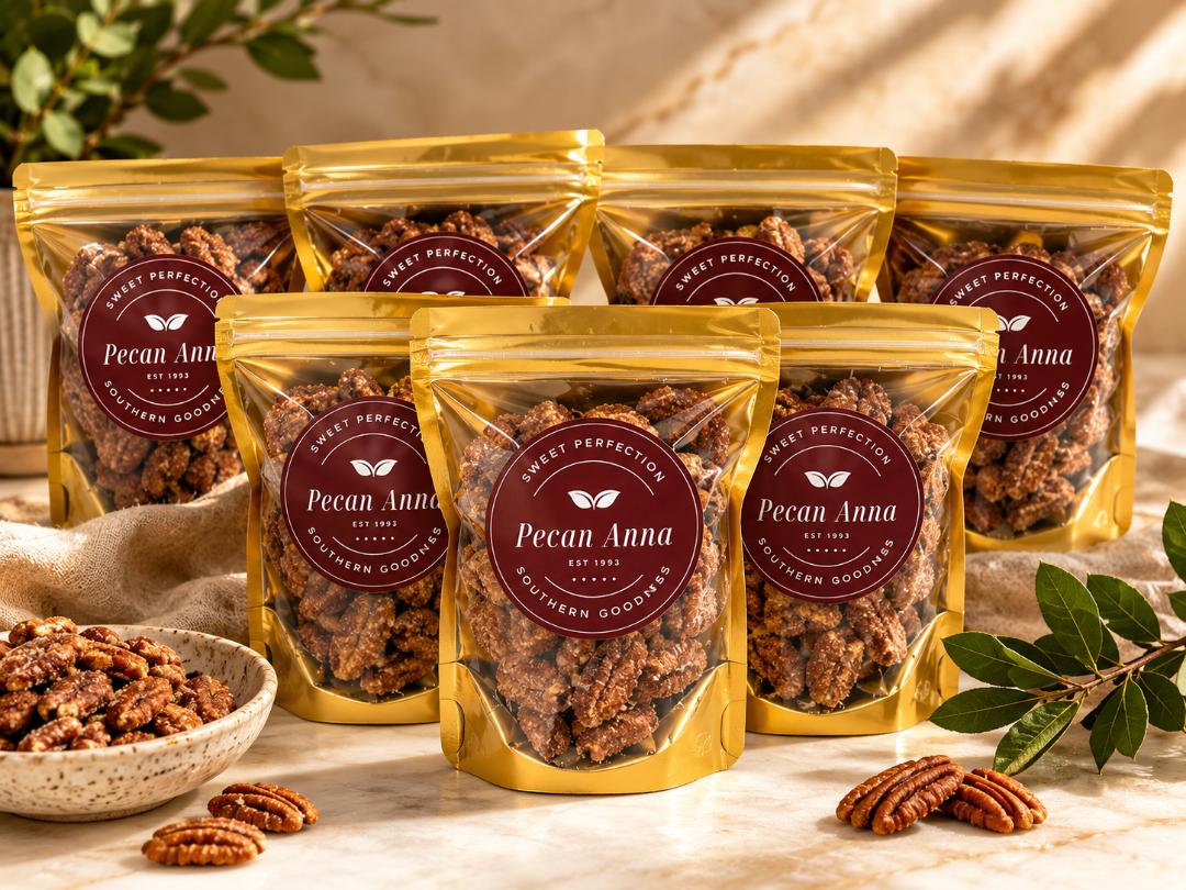 PecanAnna Minis-Perfectly portioned mini-bags available in bundles of 10 (4.4 oz)
